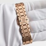 Audemars Piguet Royal Oak 15467OR.OO.1256OR.01 Double Balance Wheel Openworked Rose Gold (2022) - Image 5