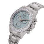 Rolex Daytona 126576TBR Platinum Ice Blue Diamond Dial Diamond Bezel - Image 2