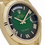 Rolex Day-Date 40 228238 Yellow Gold Green Ombre Roman Numerals Dial (2025) - Image 3
