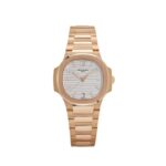Patek Philippe Nautilus 7118/1200R-001 'Ladies' Rose Gold Silver Dial Diamond Bezel (2026)