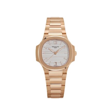 Patek Philippe Nautilus 7118/1200R-001 'Ladies' Rose Gold Silver Dial Diamond Bezel (2026)