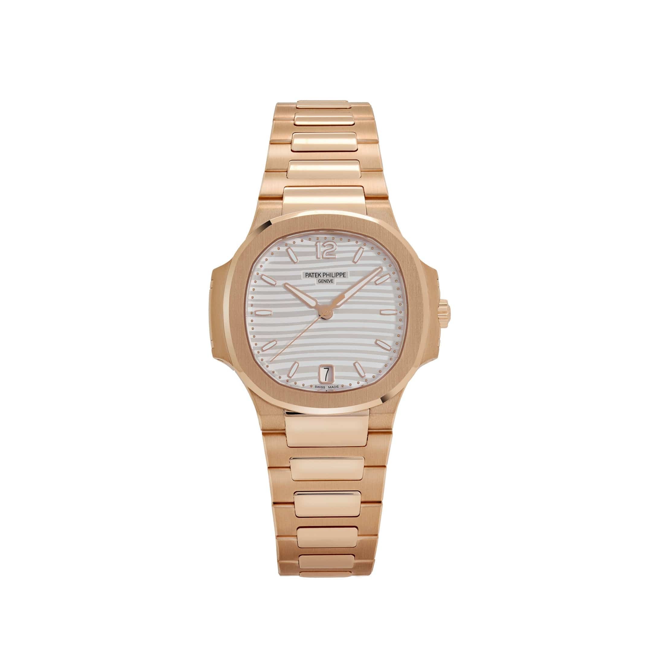 imgi_387_patek-philippe-nautilus-7118-1r-001-ladies-automatic-rose-gold-silvery-opaline-dial-2025-patek-philippe-11928231 Patek Philippe Nautilus 7118/1200R-001 'Ladies' Rose Gold Silver Dial Diamond Bezel (2026) - Image 1