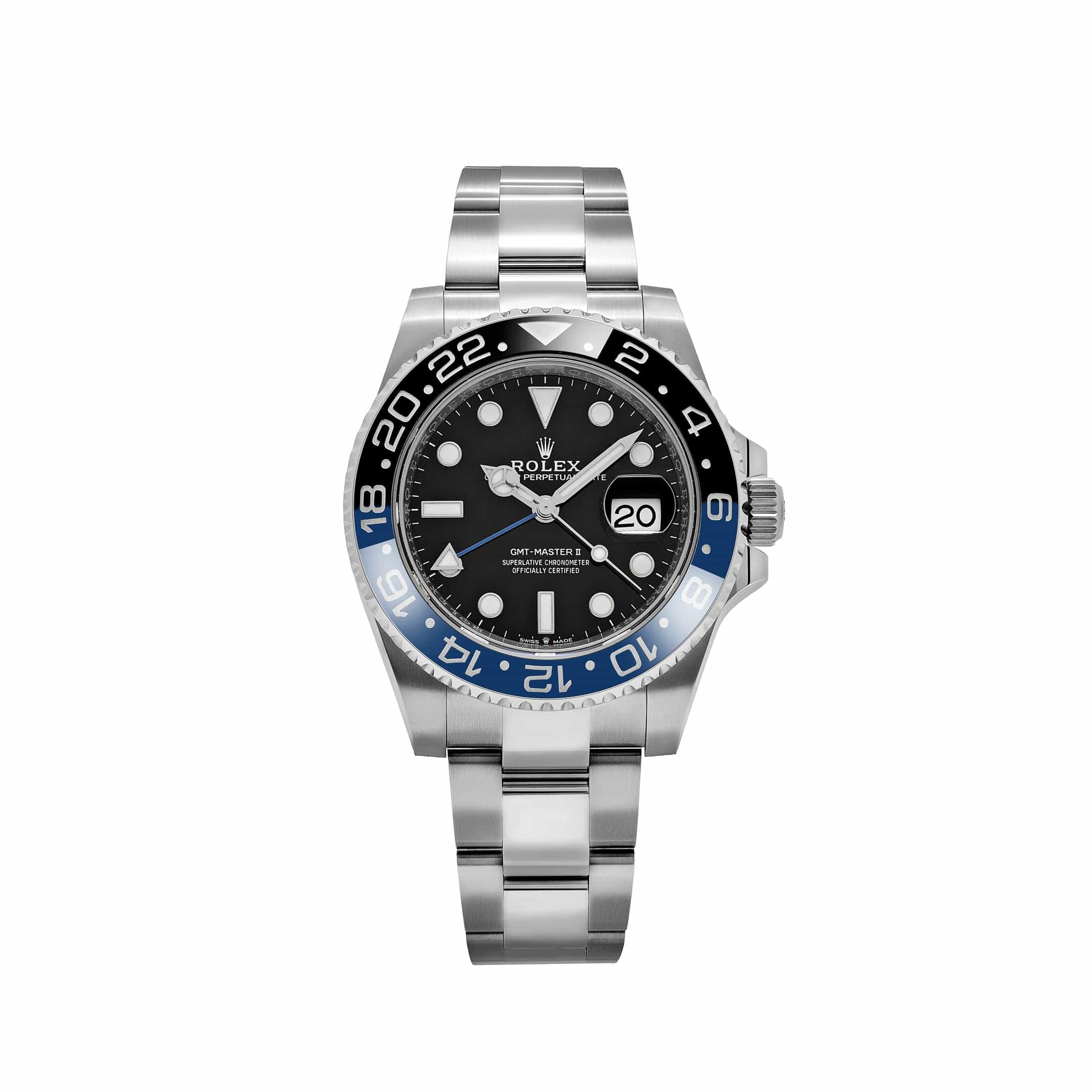 imgi_468_rolex-gmt-master-ii-126710blnr-batman-stainless-steel-oyster-2021-rolex-1219834419 Rolex GMT-Master II 126710BLNR 'Batgirl' Stainless Steel Black Dial Jubilee (2024) - Image 1